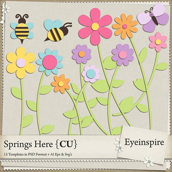 templates, layered, spring, clipart, graphics, scrapbooking graphics, bee, butterfly, flowers, floral, vector, photopshop, illustrator, custom shapes, brushes, frames, borders, scallop, decorative embellishments, cardstock textures, cardstock, cardstock overlays, cardstock layer styles, photoshop layer styles, seamless textures, seamless, tiles, seamless patterns, photography, photos, photo cards, commercial use, digital scrapbooking, digi scrap, texture, colorful, shabby, texture overlays, photoshop, elements, eyeinspire, realistic, high quality, 300 dpi