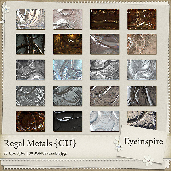 metal, metallic, layer styles, photoshop, elements, embellishments, shiny, silky, reflective, reflection maps, scrapbooking kits, photography, photos, photo cards, commercial use, digital scrapbooking, digi scrap, texture, colorful, shabby, texture overlays, photoshop, elements, eyeinspire, realistic, high quality, 300 dpi